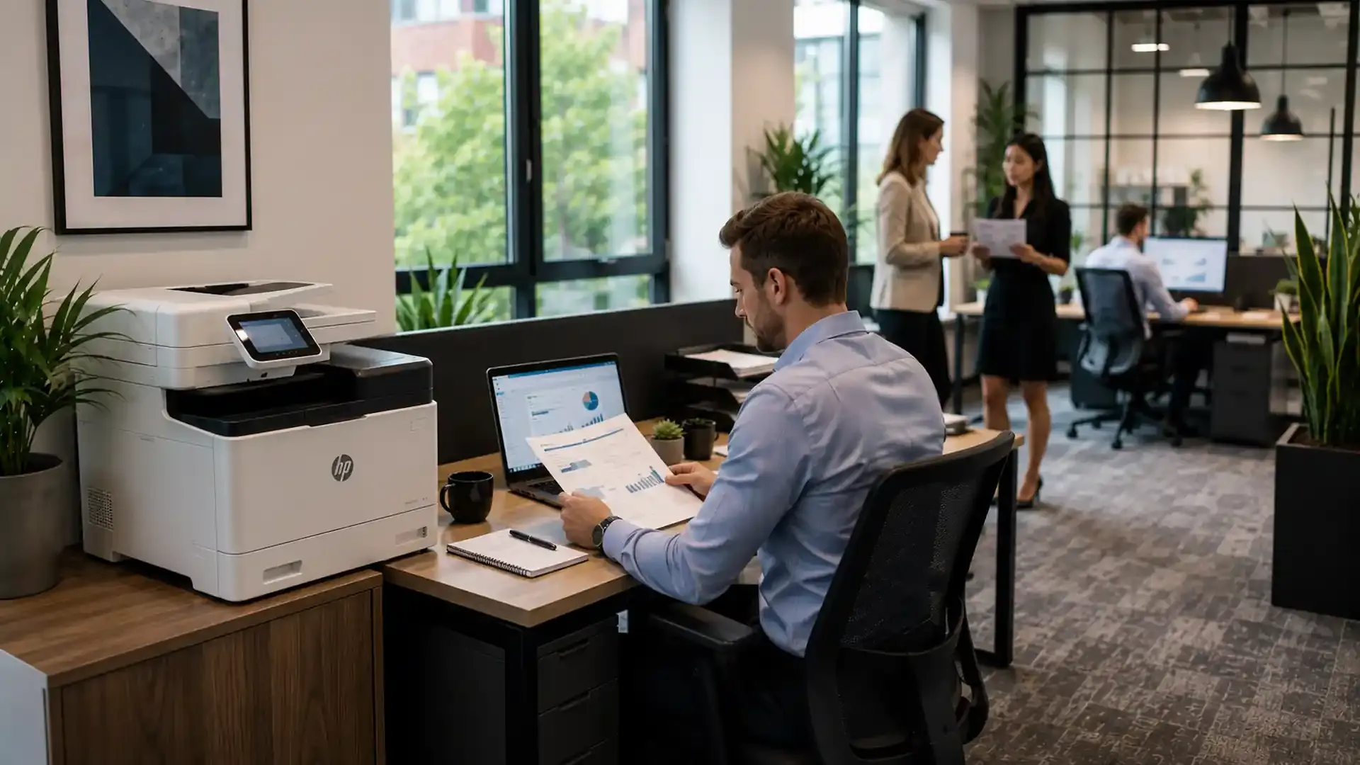 Leased office printer at a Beverley firm